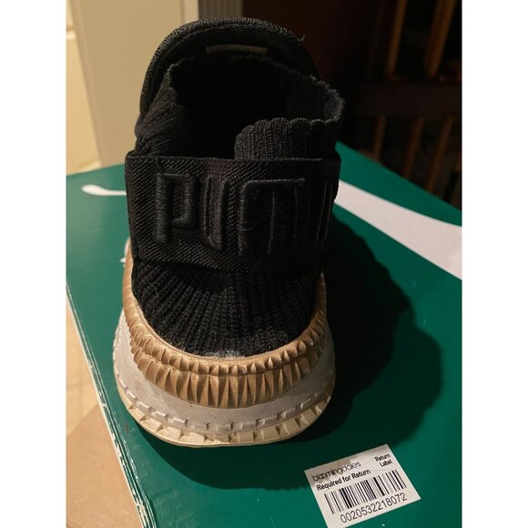 PUMA Tsugi Shinsei Metallic Black Rose Gold Running Shoe Women sz 8 - Picture 6 of 9